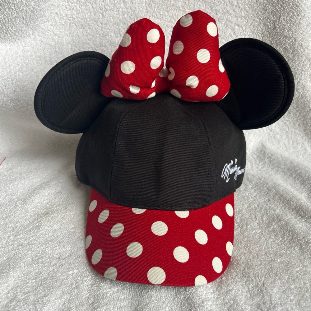 Minnie Mouse Polka Dot Ears Cap Hat youth